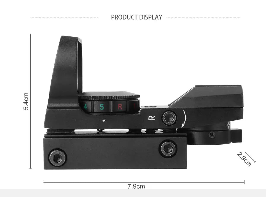 Bestsight Holographisch Rotpunktvisier - 20mm Schiene 6x