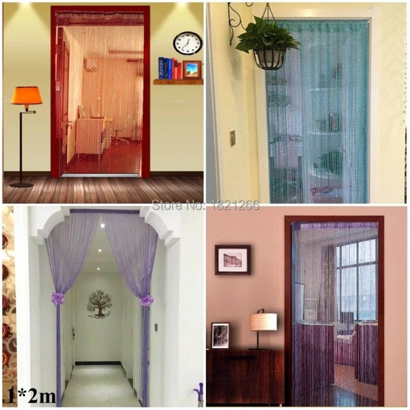 Kekegentleman T Fadenvorhang - Polyester 90x200cm stromlos