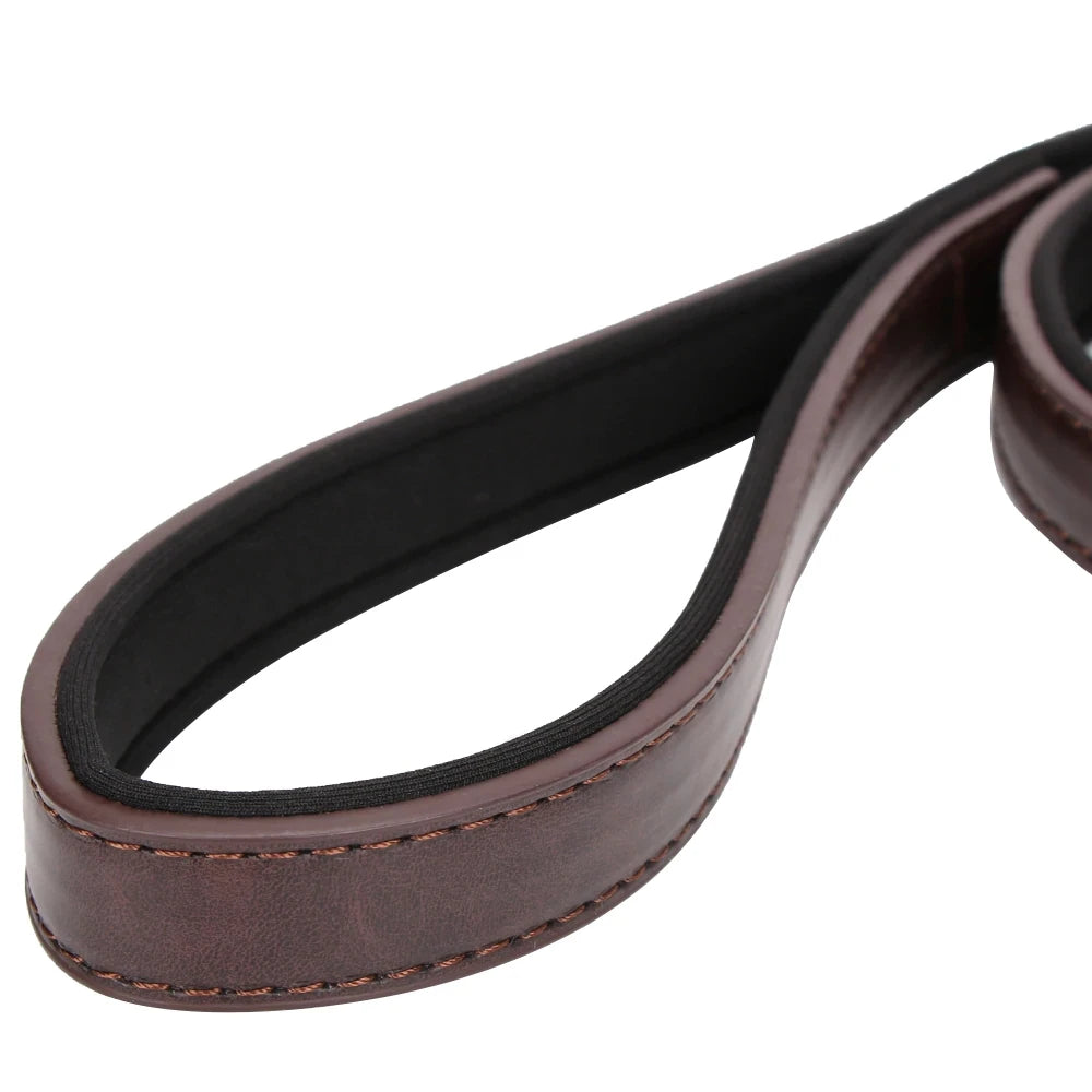 Anpassen Luxus Große Kleine Big Hund Halsband Leder Personalisiert, Breit Leder Personalisiert Halsband für Hunde Name Graviert