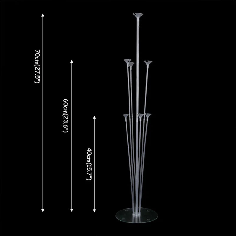 Ballonhalter Mini Metall - Kapazität: 1/2-Set, Größe: S