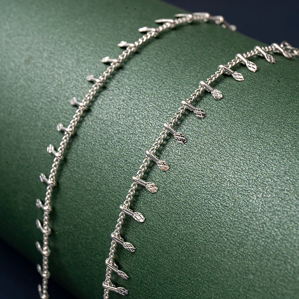 Fashion Gold Color Tassel Pendant Chain Necklace For Women Bohemia Punk Short Choker Necklace Jewelry Accessories