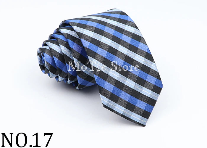 Neue Jacquard-Schottenkrawatte für Männer - Klassische 6cm-Krawatte für Hochzeit, Geschäft und Suit