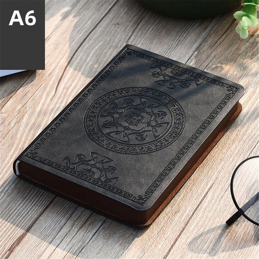 OOTDTY HXBD7HH Vintage Notizbuch - PU Leder 14.6x10.5cm