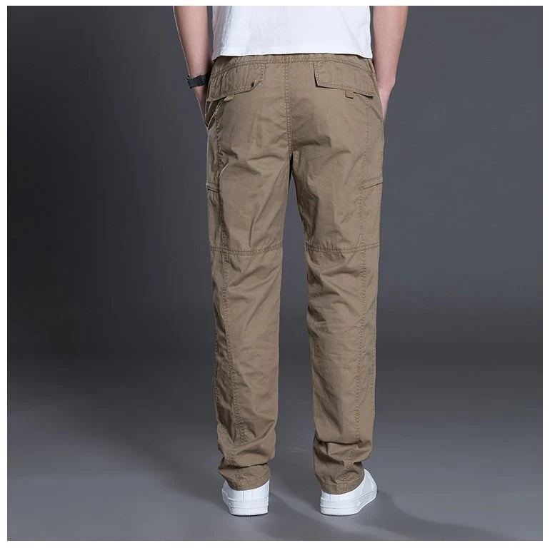 Herren Hosen 2025 - Summer Autumn Fashion Cotton Long Pants Straight Joggers Plus Size