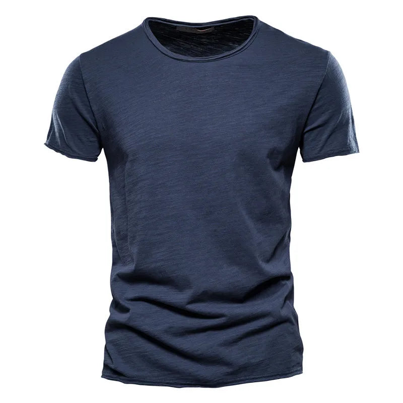 AIOPESON T-Shirt Casual Leicht - 100% Baumwolle Kurzarm