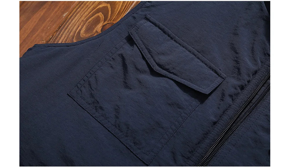 DIMUSIC Wärmegefütterte Steppweste - Größe M-XXL Wasserabweisend Fleece