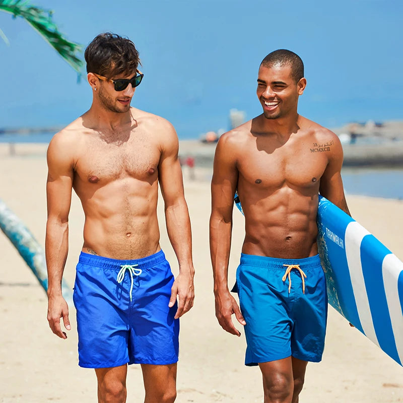 Herren-Badehose 2025: ESCATCH Man Swimwear Swim Shorts Trunks Beach Board Shorts - Swimming Pants Swimsuits Mens Running Sports Surffing Shorts Collection