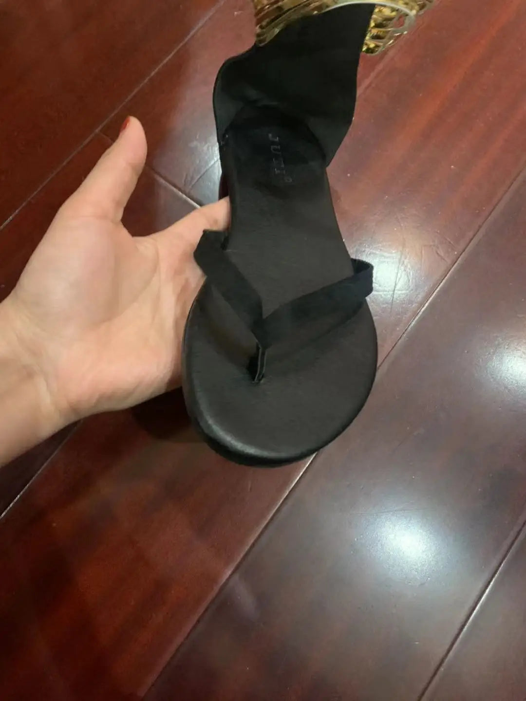 XXCZDOU Sandalen Flachkomfort - Reißverschluss Größe 43 Blau