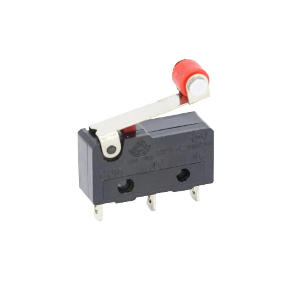 10x Mikroschalter KW11-3Z 5A 250V - Mini Endschalter NO/NC mit Rollenhebel