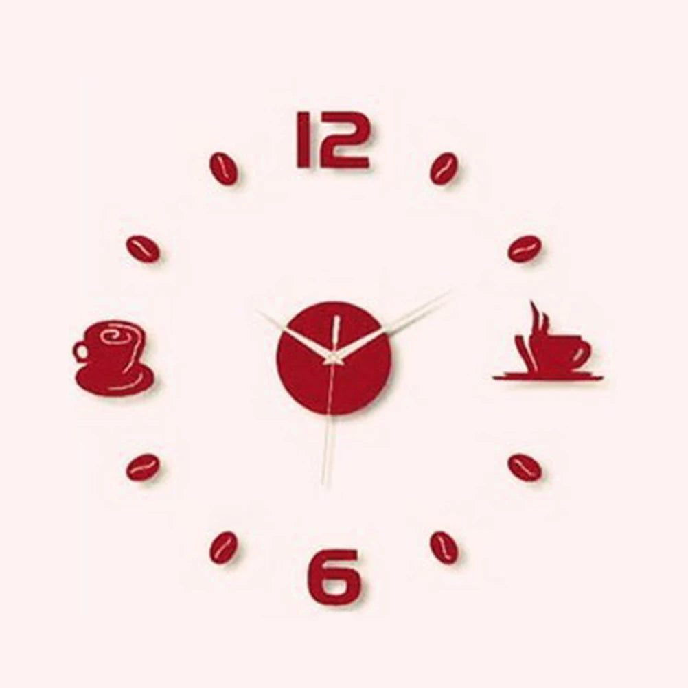 Choice 3D Wanduhr Acryl DIY - Leise Batteriebetrieb 30 cm