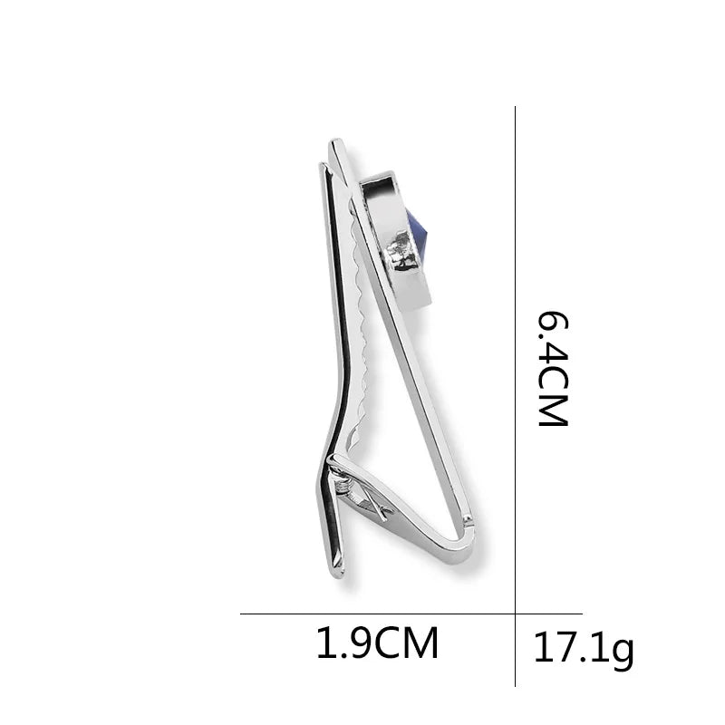 Fashion Business Hemd Ärmel Dekorative Buttons 2025 - Klassisch Geometrisch Tie Clips Manschettenknöpfe Set - Herren Luxus Schmuck Geschenk