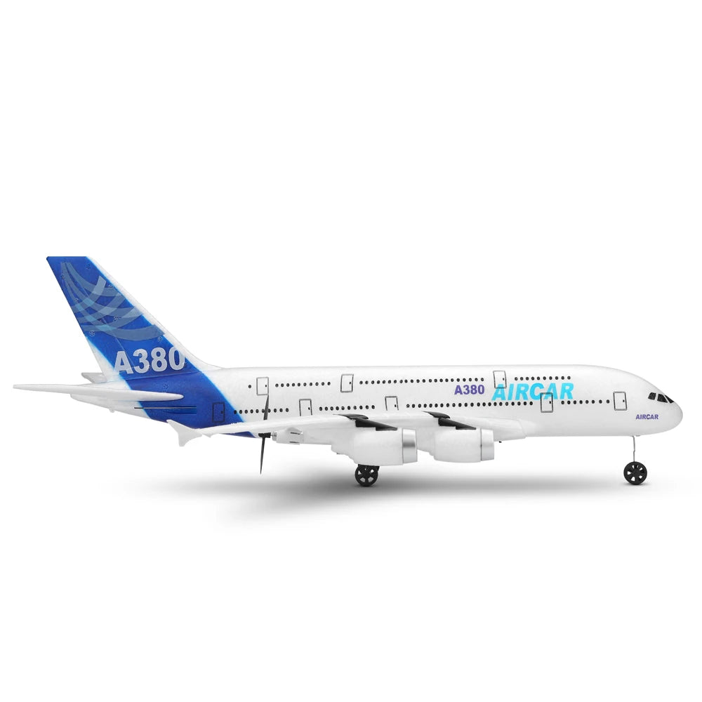 Wltoys XK A120 RC Plane 3CH 2.4G EPP Remote Control Machine Airplane Fixed-wing RTF A380 RC Aircraft Model Outdoor Toy for Kids