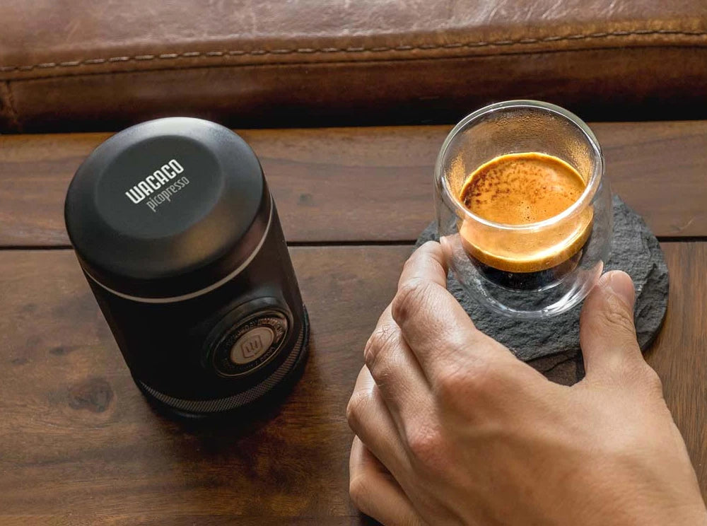 WACACO Picopresso Portable Espresso Maker, Specialty Coffee Machine, 18 Bar Pressure Travel Coffee,  Gift, New Year