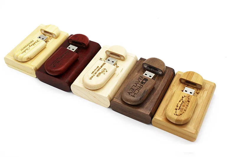 JASTER USB-Stick 2.0 128GB Holz/Bambus Kostenloses Logo Pendrive 4GB 8GB 16GB 32GB 64GB Pen Drive Hochzeitsgeschenke