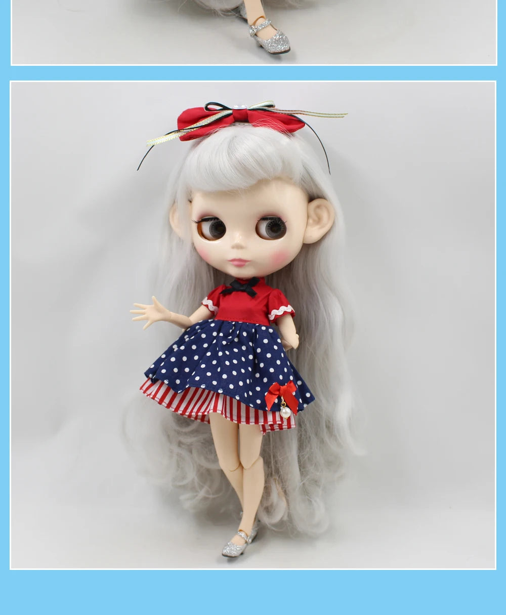 ICY DBS Blyth Doll 1/6 bjd joint body doll combination including dress shoes on sale 30cm anime toy