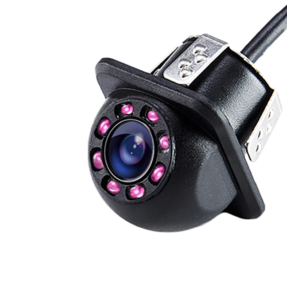 Hippcron Auto Rückfahrkamera 4 LED Nachtsicht Rückwärts Auto Parken Monitor CCD Wasserdicht 170 Grad HD Video