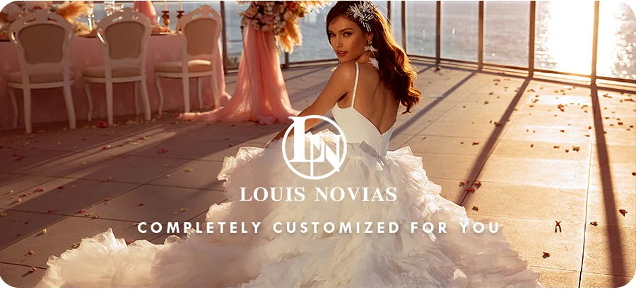 LOUIS NOVIAS Romantische Hochzeitskleider Für Frauen Off Shoulder Backless Appliques Sweetheart Hochzeitsgown Vestidos De Novia