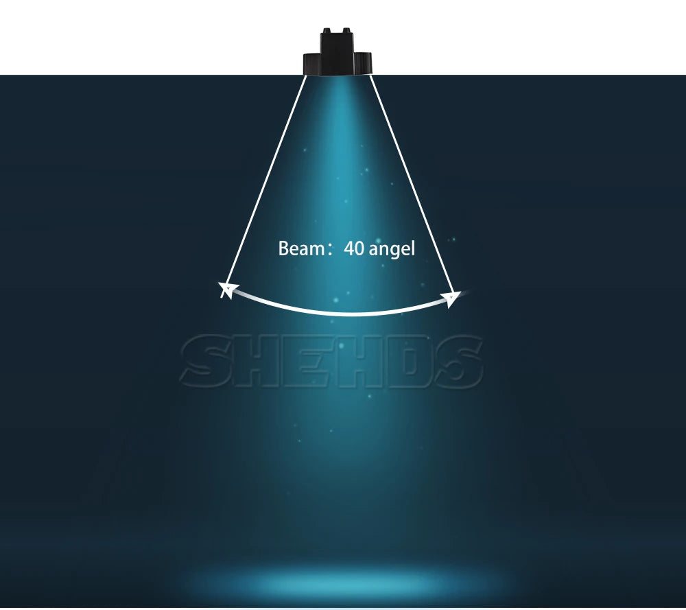 SHEHDS 1pcs LED Par 7X18W RGBWA+UV/7X12W RGBW Beleuchtung für DJ Disco Theater Hochzeit Weihnachten Lichter Konzert