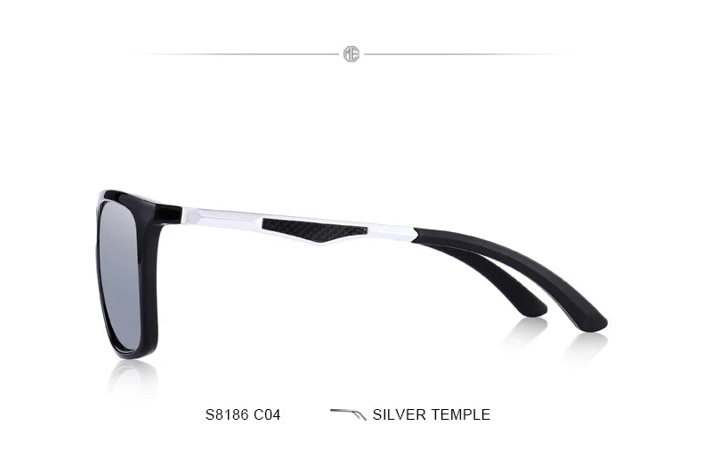 MERRYS DESIGN Herren HD Polarisierte Sonnenbrille Sport Angeln Augenschutz Aluminium Legierung Bügel UV400 Schutz S8186