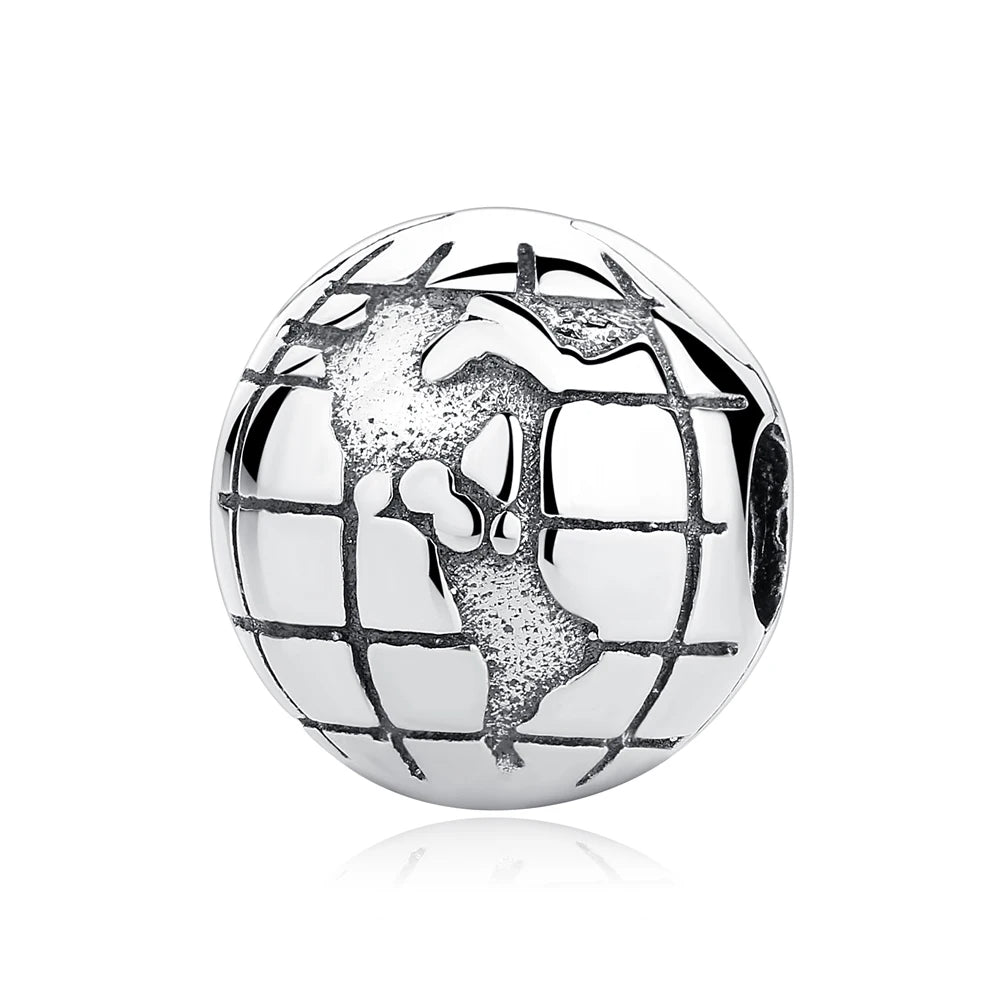 Originale 925 Sterling Silber Charms Liebe Reise London Bus Koffer Paris Perlen passen für Pan Armbänder Halsketten Frauen DIY Schmuck