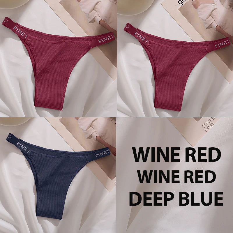 finetoo Damen Slips 2025 - 3er-Set Baumwoll-Panties einfarbig & komfortabel