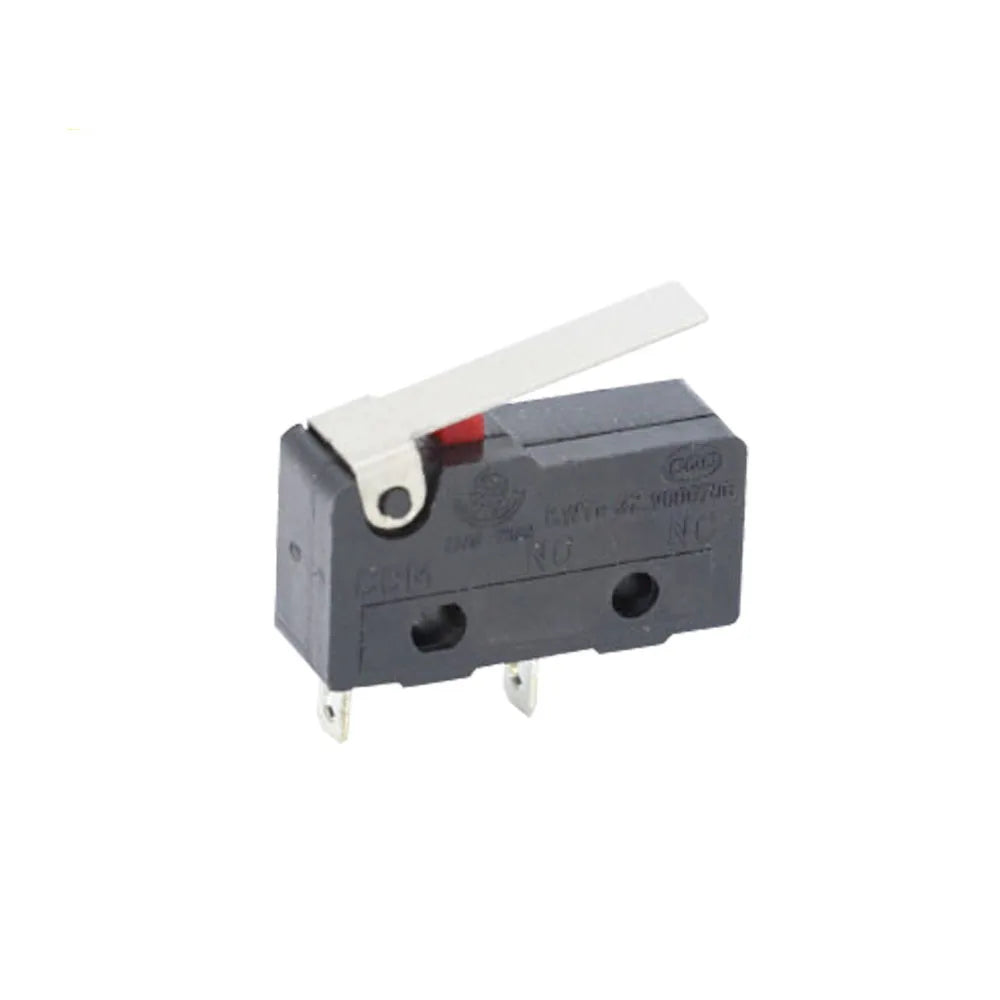 10x Mikroschalter KW11-3Z 5A 250V - Mini Endschalter NO/NC mit Rollenhebel