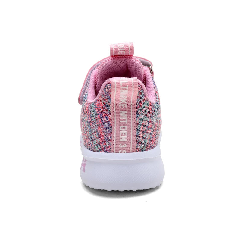 Mädchen Casual Schuhe 2025 - Leicht Mesh Sneakers Kinder Sommer - Frühling Herbst Tenis Süß Sport Cartoon Weiblich Laufen Socken Schuhe
