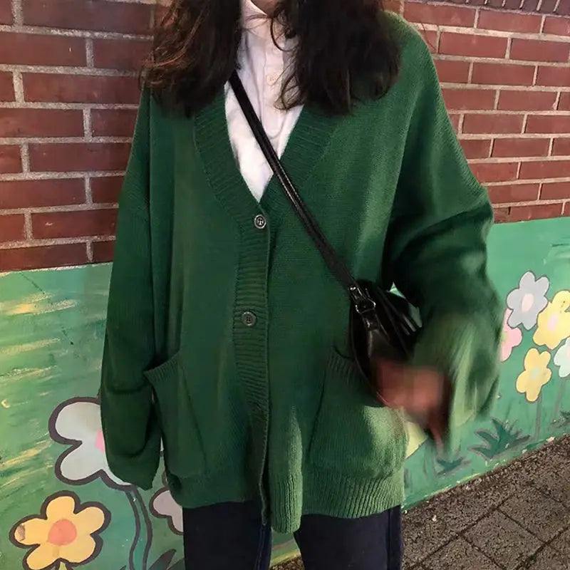 Altayskiy Cardigan V-Ausschnitt - Größe M, Baumwolle, Regular