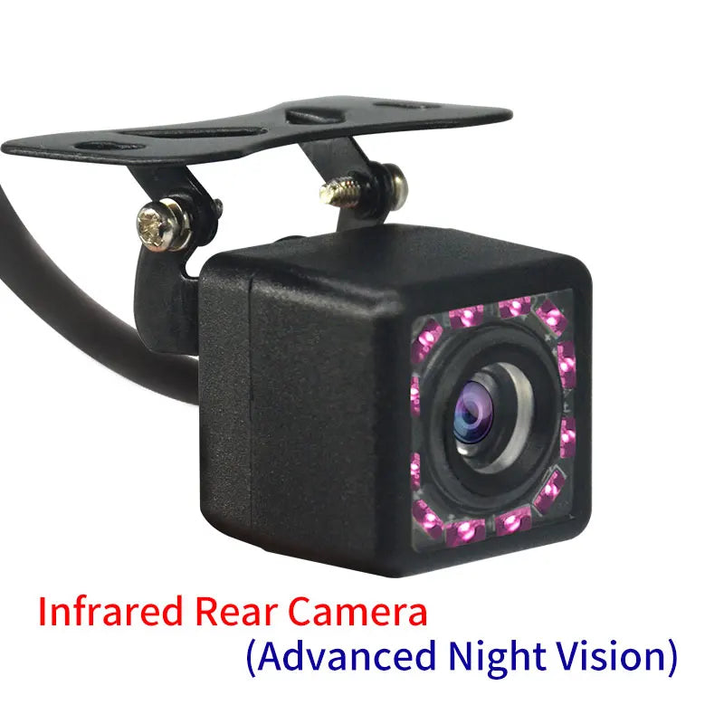 Hippcron Auto Rückfahrkamera 4 LED Nachtsicht Rückwärts Auto Parken Monitor CCD Wasserdicht 170 Grad HD Video