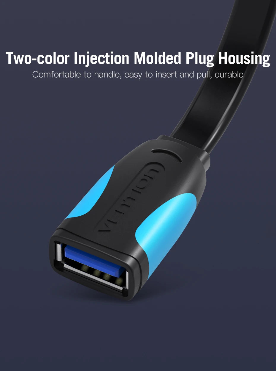 Vention USB zu USB Kabel USB 3.0 2.0 Stecker zu Buchse Verlängerungskabel USB 3.0 Datenkabel für Smart TV PC SSD USB 2.0 Kabel Verlängerung