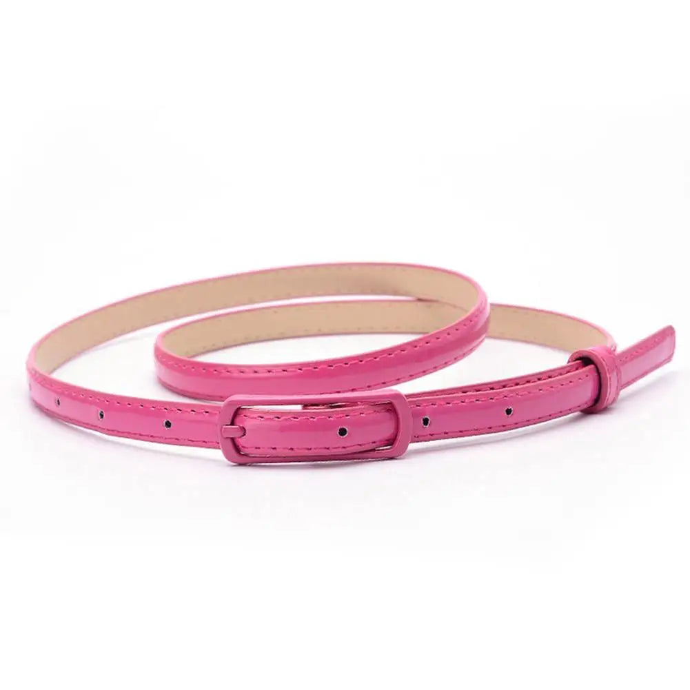 Elegant Women Belt Fashion Luxury Thin Style Adjustable Faux Leather Women Waist Belt Dress Jeans Accessories ремень женский