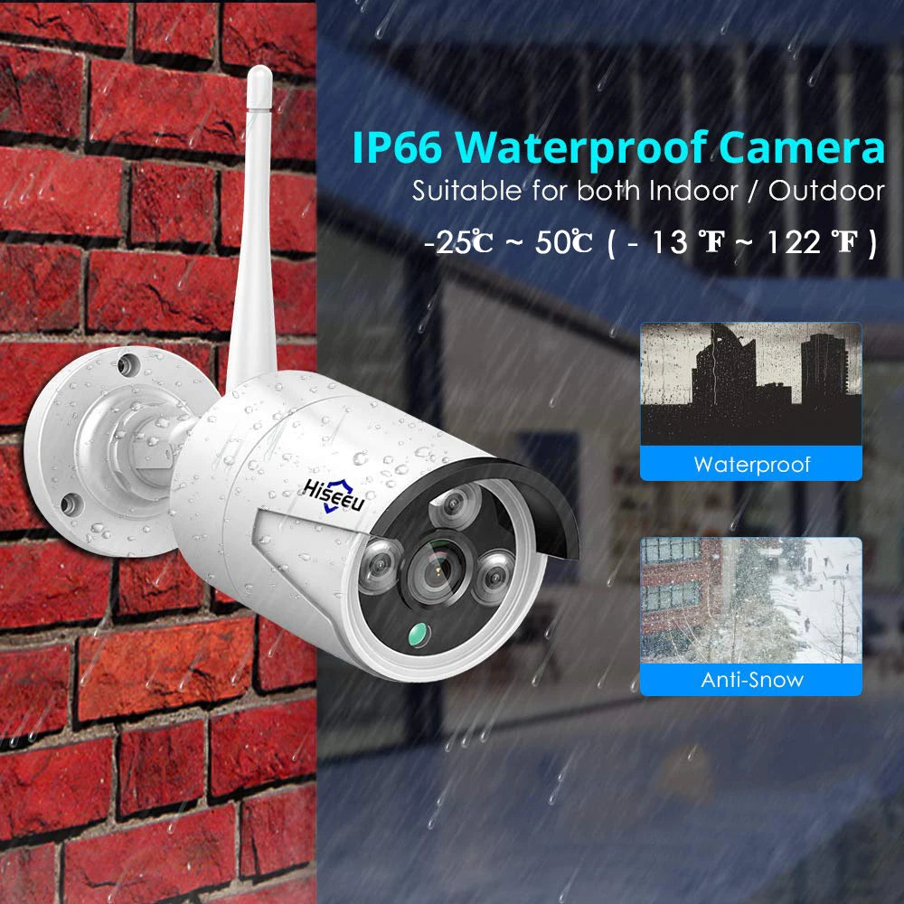 Überwachungskamera 2025: HISEEU 5MP Wireless IP-Kamera - 3MP 1080P WIFI Outdoor Wasserdicht Security Collection