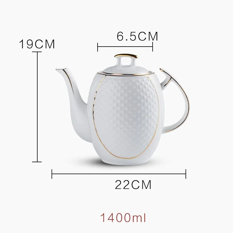 Care Porzellan Thermos Großkapazität-Kapazität 1L Mund 6cm