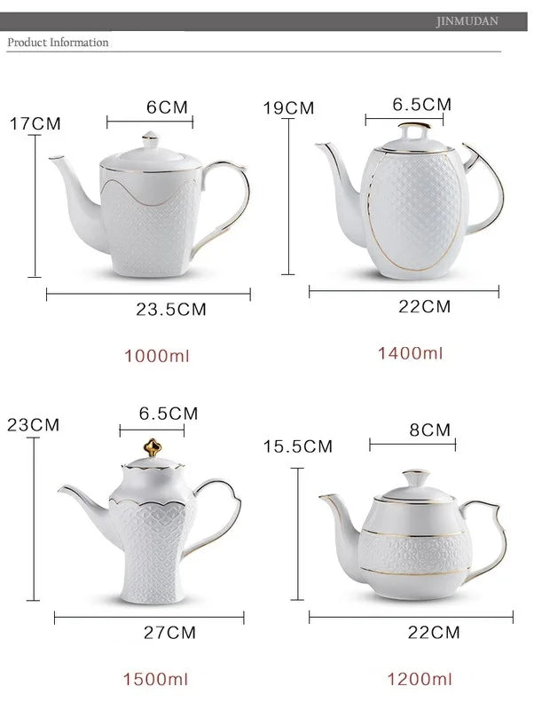 Care Porzellan Thermos Großkapazität-Kapazität 1L Mund 6cm