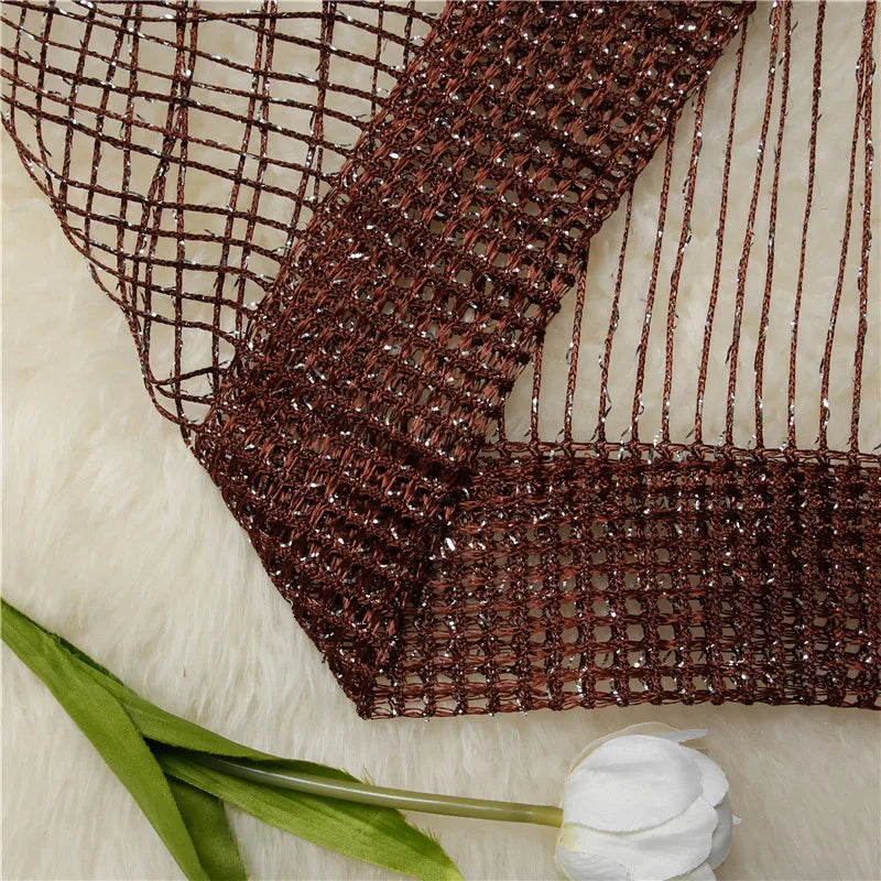 String Volant Glänzende Quaste - 1 Panel, 1-40% Transluzenz