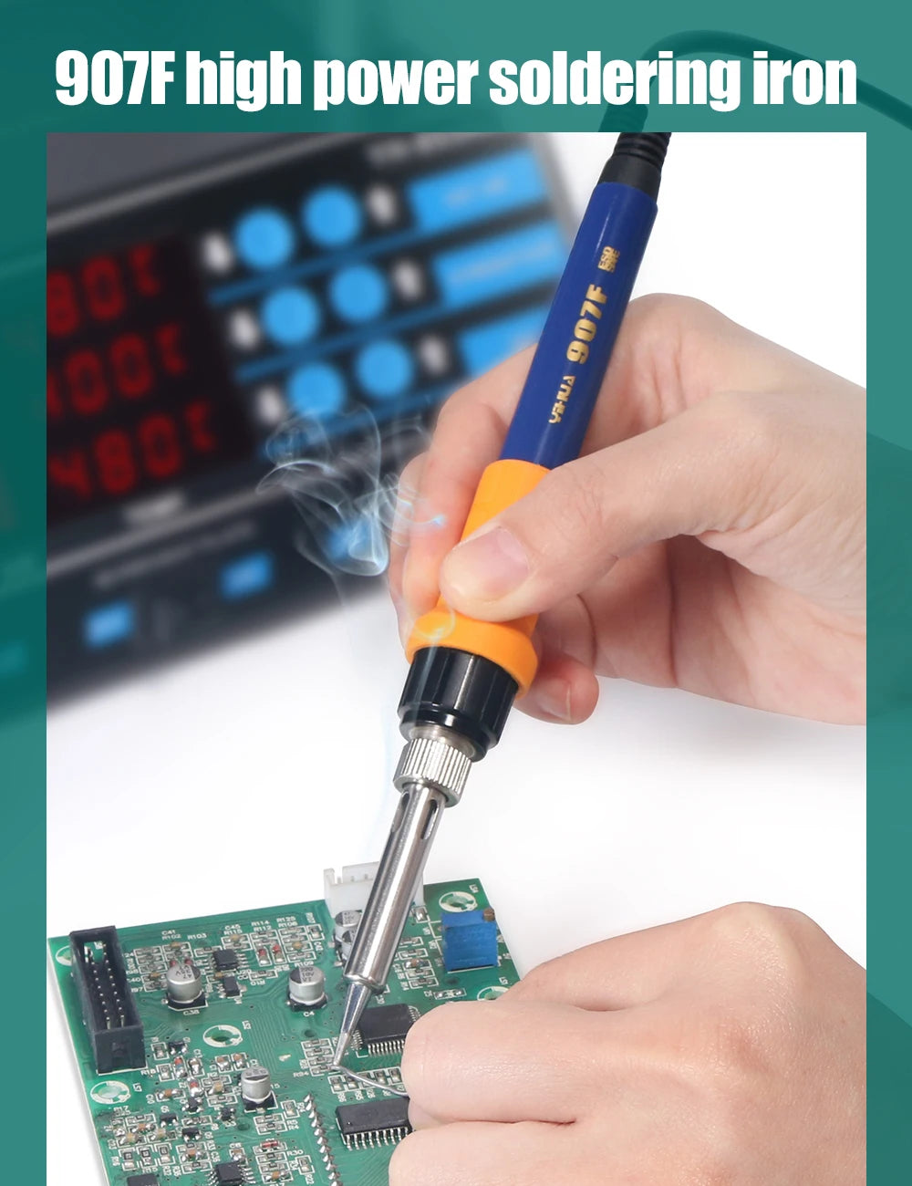 YIHUA 853AAA 1200W Preheating Station PCB Preheater Soldering Station BGA Rework Station Soldering Iron Heat Gun Welding Station