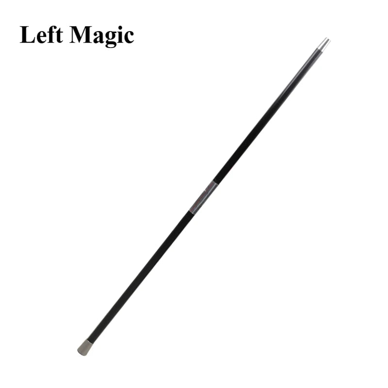 Aluminiu dans baston stick (argintiu/negru) truc magic plutitor baghetă magică pentru scenă de stradă prim-plan recuzită magică accesorii