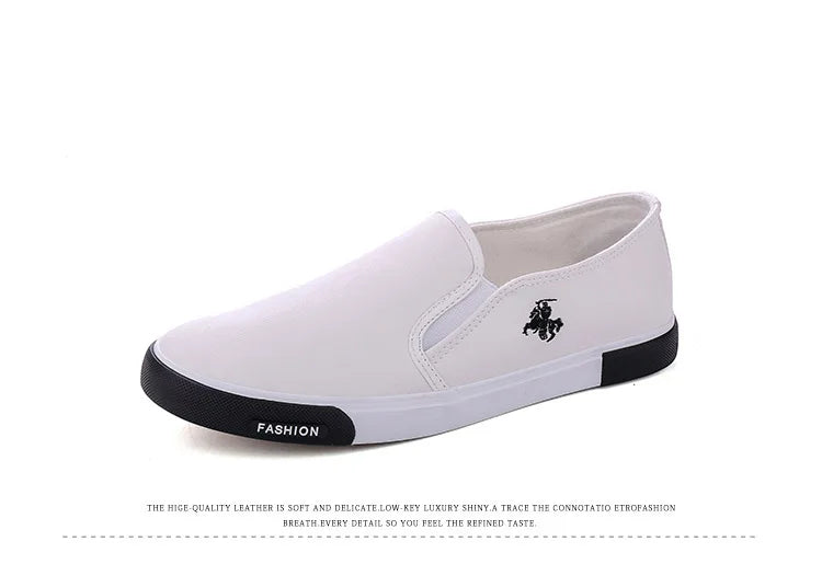 Herren Atmungsaktive Casual Schuhe 2025 - PU Leder Slip-On Mode Flats Loafer - Hochwertige Sommer Schuhe