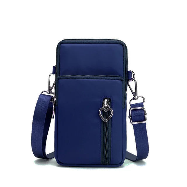Crossbody Taschen Frauen 2025 - Wasserdicht Nylon Multifunktion Casual - Kleine Tasche Handy Hülle Crossbody Sport Geldbörse