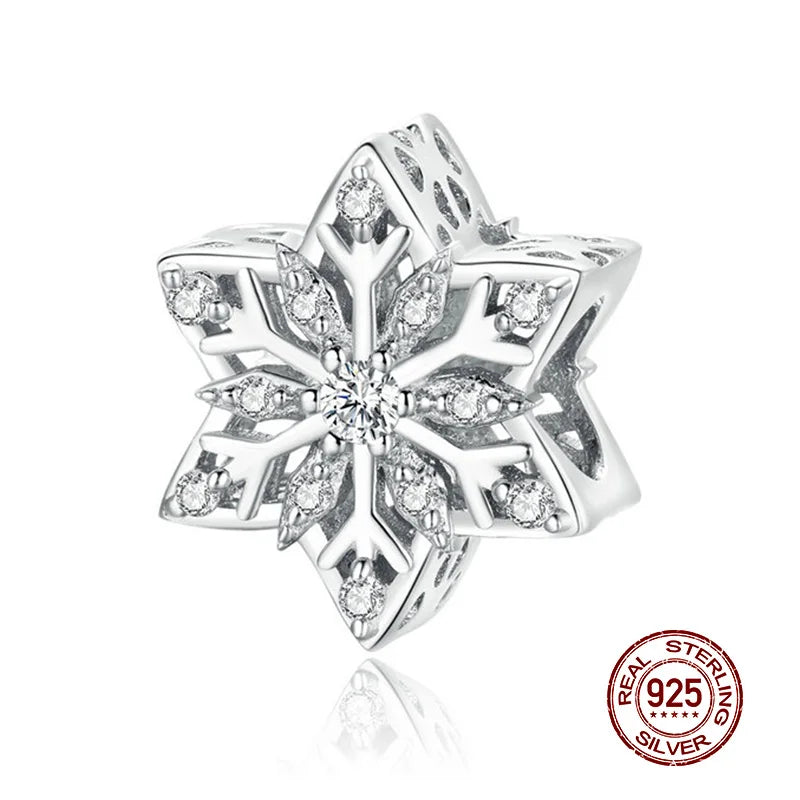 Sterling Silber Anhänger: WOSTU 925 DIY Armband Charms AAA Cubic Zirkonia - Haustier Kamera Biene Kaffee Marienkäfer Perlen Original 1.9g