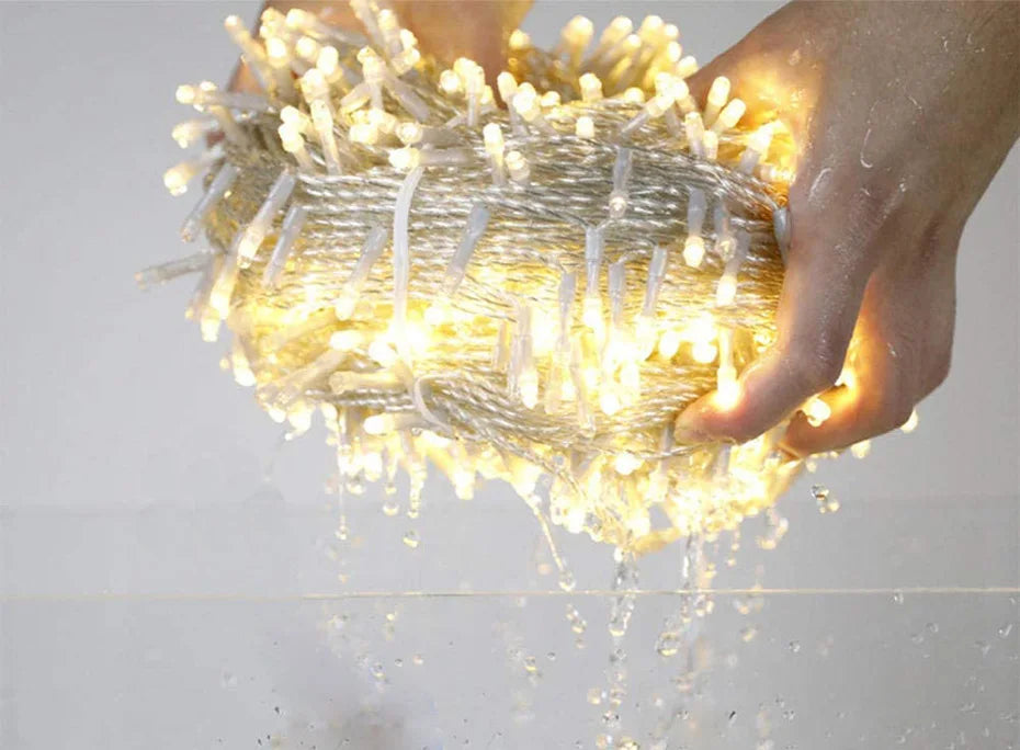 Foroureyes LED Lichterkette Wasserdicht 24V - Länge 100m, >200 LEDs