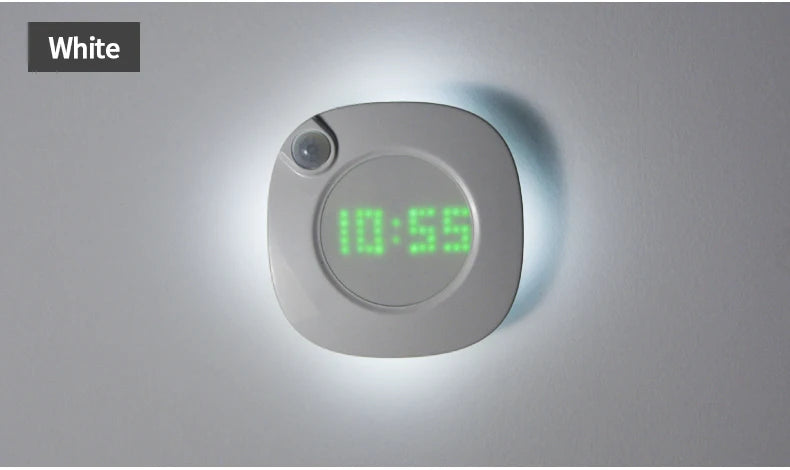 Smart-Wanduhr 2025: LED-Night-Light Motion-Sensor - USB Rechargeable Collection