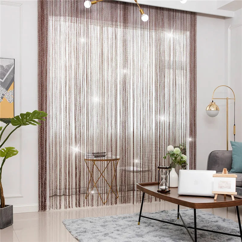 String Volant Glänzende Quaste - 1 Panel, 1-40% Transluzenz