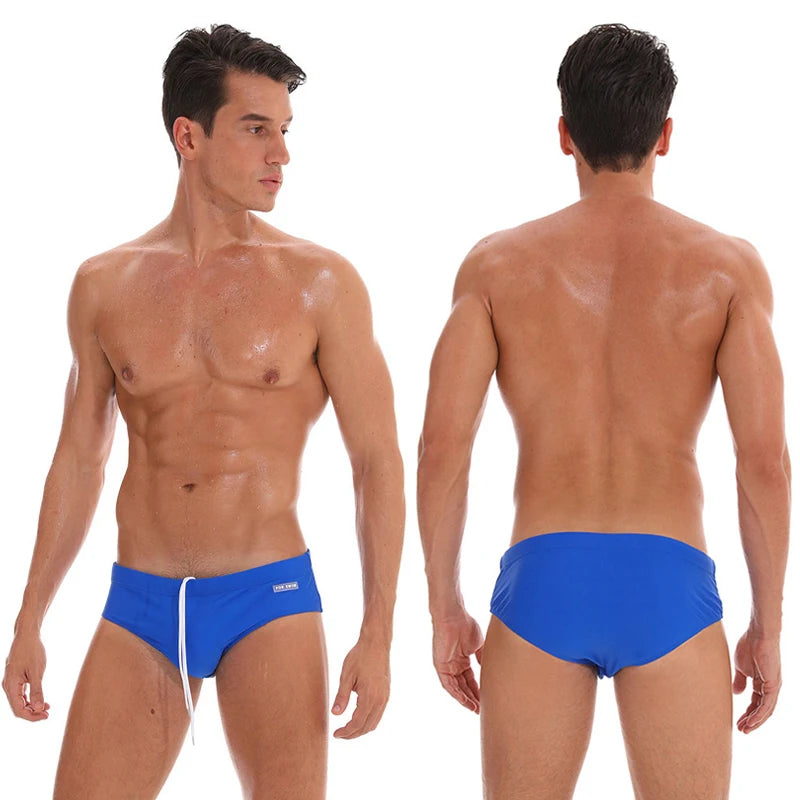 Datifer Summer Mens Shorts Swim Briefs Beach Sexy Removed Breathable Pad Printing Plus Size Bermudas Masculina Swimming Shorts