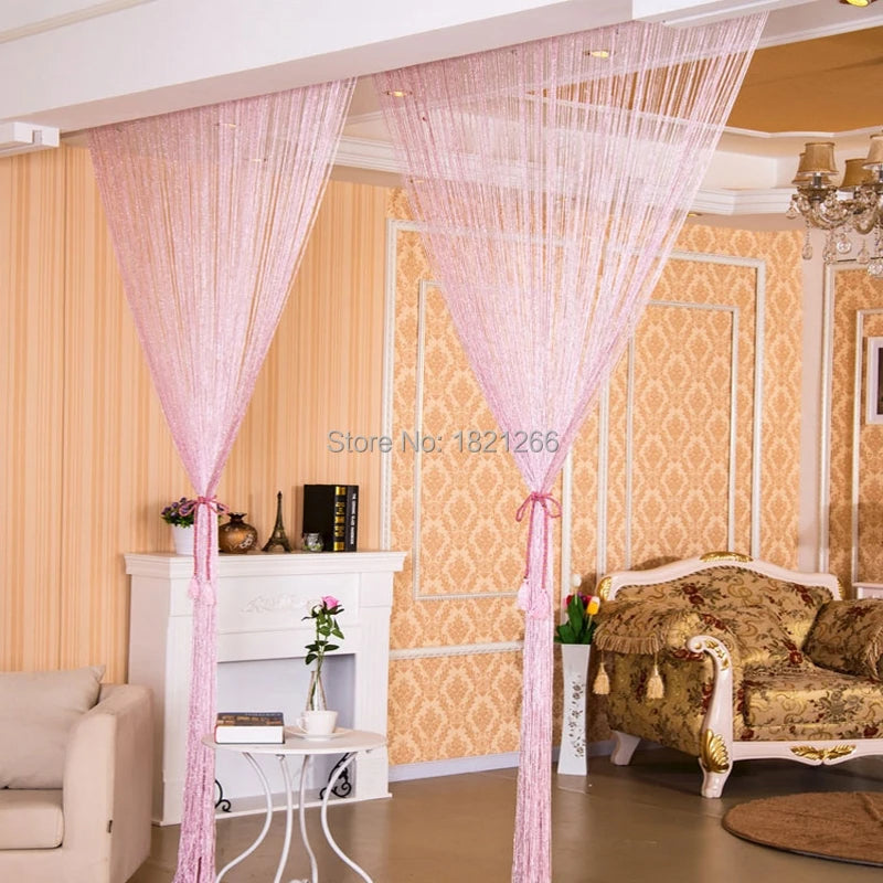 Kekegentleman T Fadenvorhang - Polyester 90x200cm stromlos