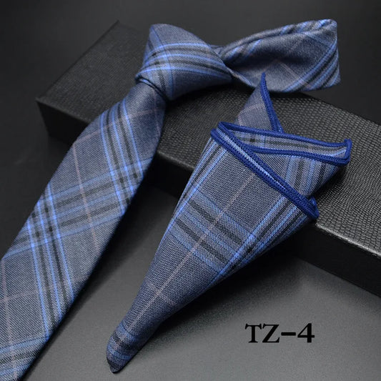 Neues Florales Paisley-Herren-Casual-Tie-Set Navy-Rot 6cm Skinny Polyester-Krawatte-Taschentuch-Anzug-Geschäft-Hochzeit-Party-Slim-Tie