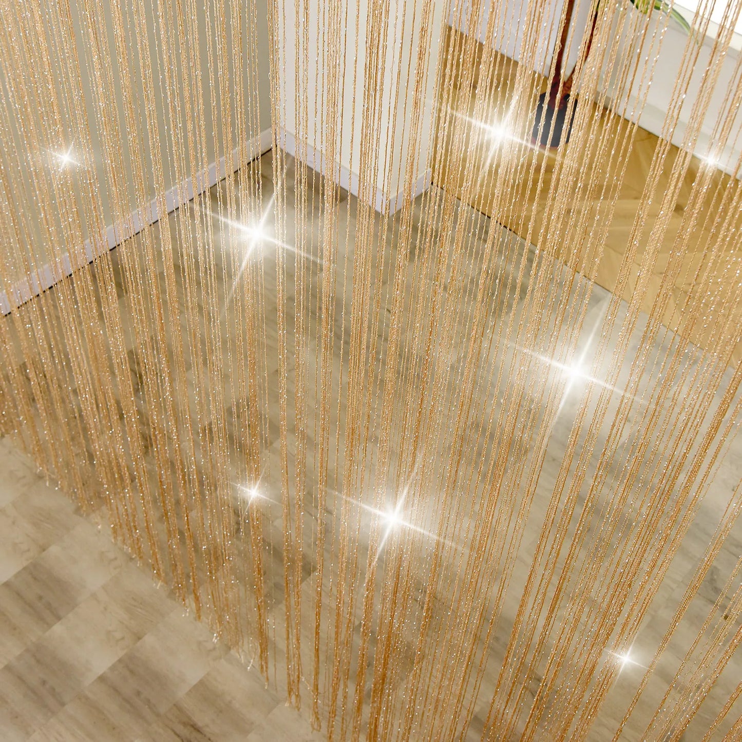 CasaLin Volant Vorhang Glänzende Quaste - 140x245cm 1-40%