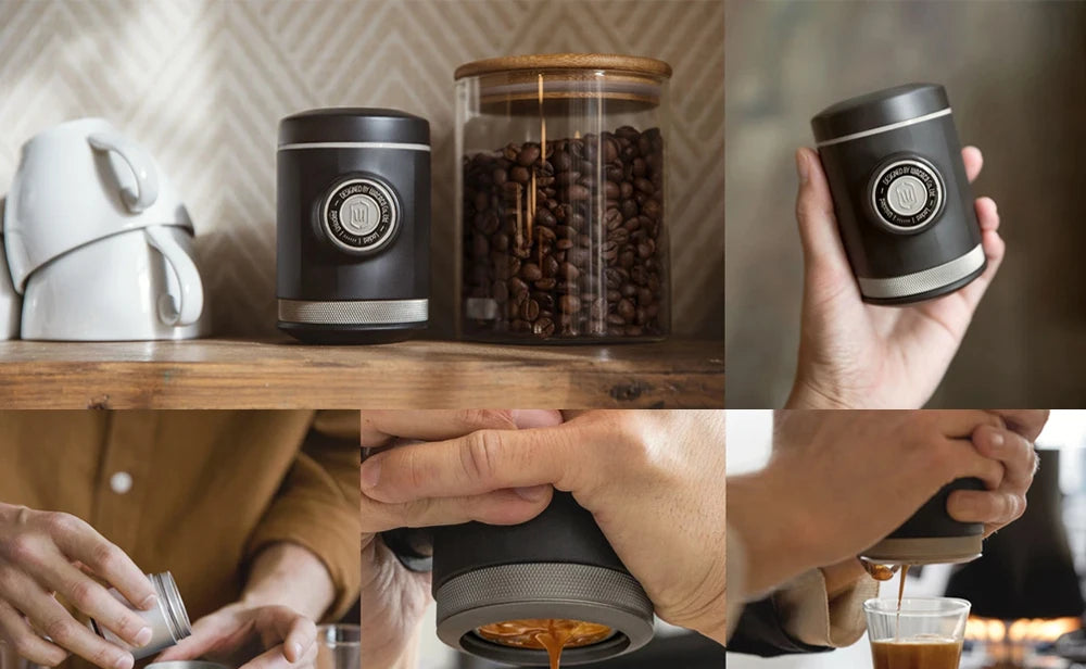 WACACO Picopresso Portable Espresso Maker, Specialty Coffee Machine, 18 Bar Pressure Travel Coffee,  Gift, New Year