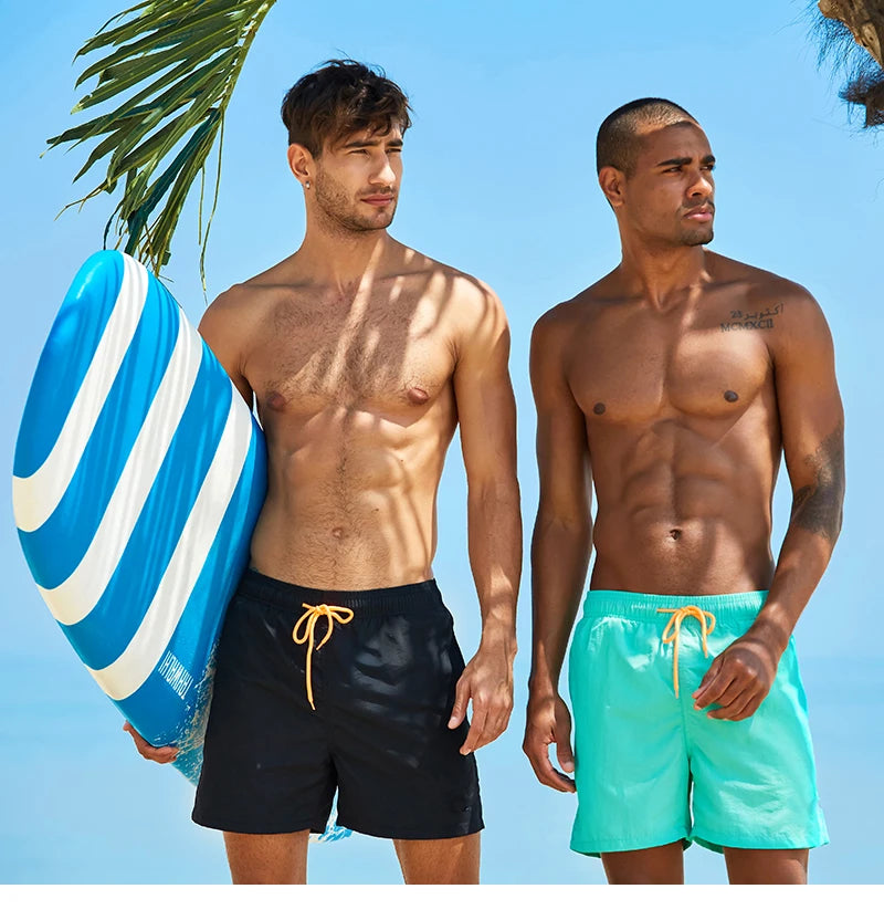 Herren-Badehose 2025: ESCATCH Man Swimwear Swim Shorts Trunks Beach Board Shorts - Swimming Pants Swimsuits Mens Running Sports Surffing Shorts Collection
