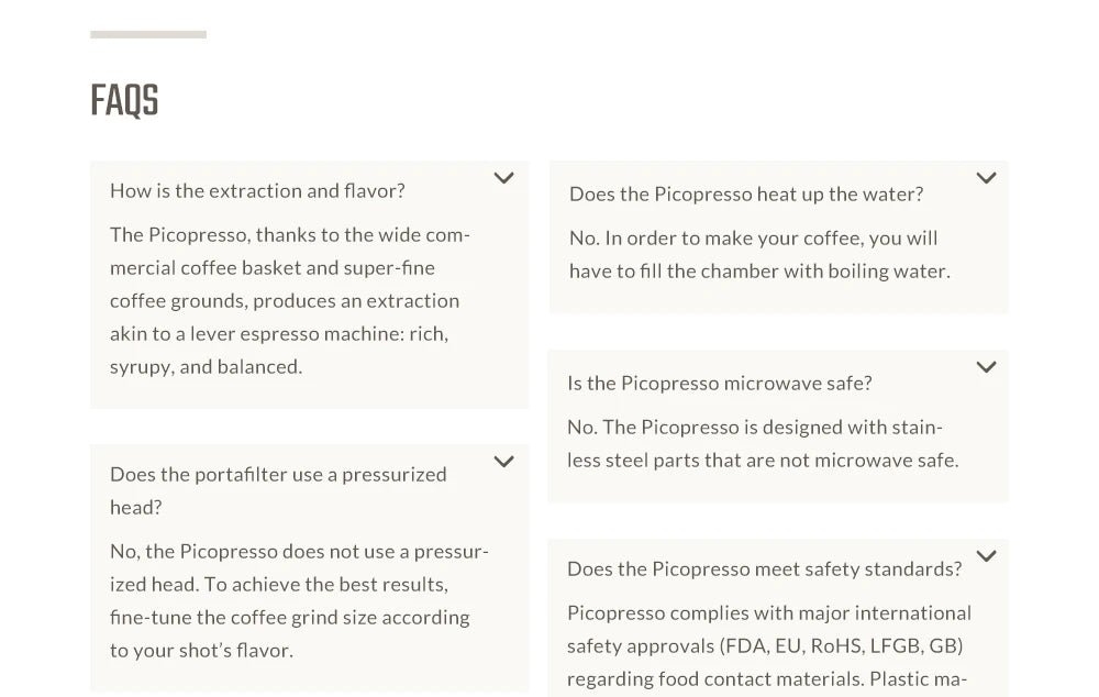 WACACO Picopresso Portable Espresso Maker, Specialty Coffee Machine, 18 Bar Pressure Travel Coffee,  Gift, New Year
